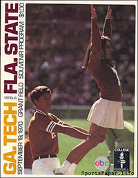 Georgia Tech Yellow Jackets vs. Florida State Seminoles (September 19, 1970)