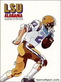 LSU Tigers (#15) vs. Alabama Crimson Tide (#1) (November 22, 1973)