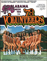 Tennessee Volunteers vs. Alabama Crimson Tide (October 21, 1978)