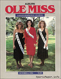 Ole Miss Rebels vs. Auburn Tigers (#15) (October 6, 1984)