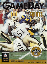 New Orleans Saints vs. Seattle Seahawks (September 1, 1991)