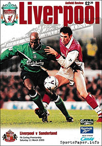 Liverpool vs. Sunderland (March 11, 2000)