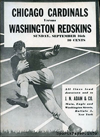 Chicago Cardinals vs. Washington Redskins (September 16, 1945)