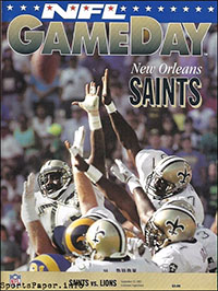 New Orleans Saints vs. Detroit Lions (September 19, 1993)