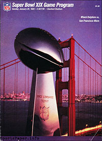 Super Bowl XIX: San Francisco 49ers vs. Miami Dolphins