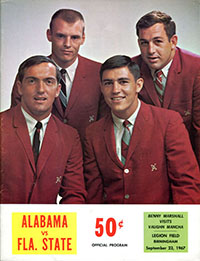 Alabama Crimson Tide (#1) vs. Florida State Seminoles (#3) (September 23, 1967)