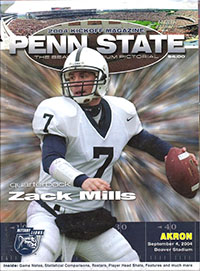 Penn State Nittany Lions (#6) vs. Akron Zips (September 4, 2004)