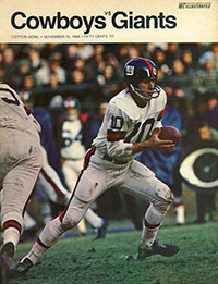 Dallas Cowboys vs. New York Giants (November 10, 1968)