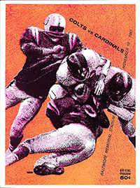 Baltimore Colts vs. St. Louis Cardinals (November 19, 1961)