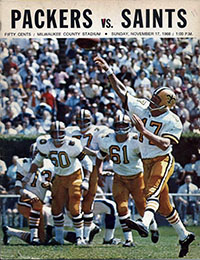 Green Bay Packers vs. New Orleans Saints (November 17, 1968)