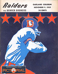 Oakland Raiders vs. Denver Broncos (November 9, 1969)