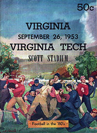 Virginia Cavaliers vs. Virginia Tech Gobblers (#24) (September 26, 1953)