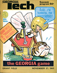 Georgia Tech Yellow Jackets vs. Georgia Bulldogs (#7) (November 27, 1965)