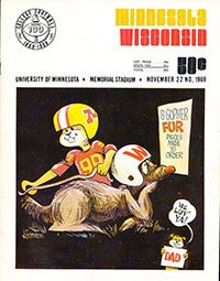 Minnesota Golden Gophers vs. Wisconsin Badgers (#5) (November 22, 1969)