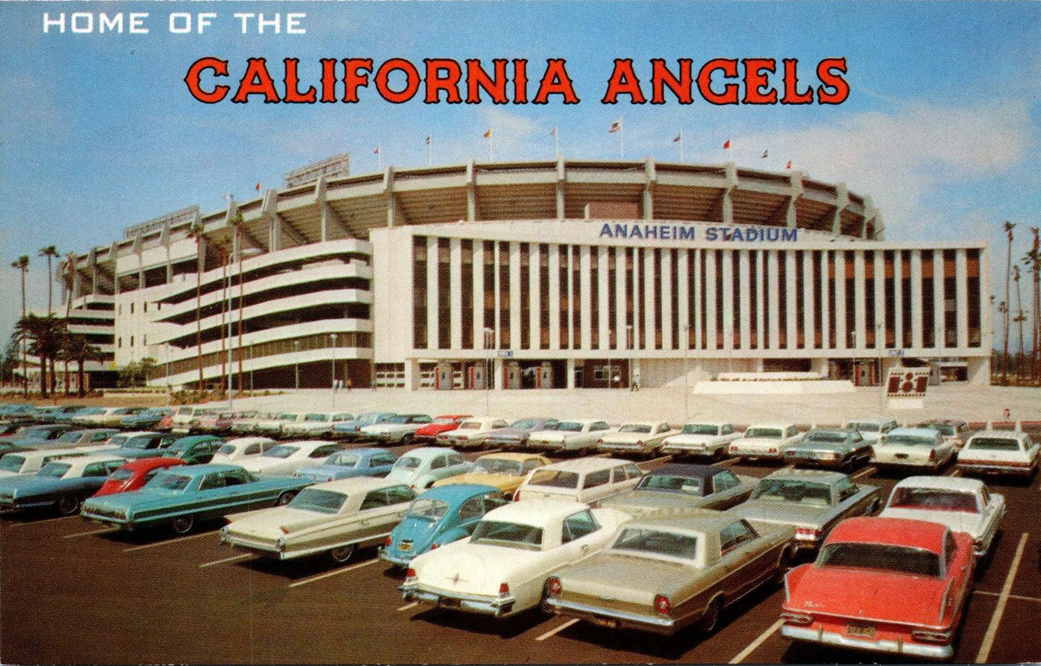 Stadium Postcards 1 Anaheim Stadium SportsPaper.info The Blog