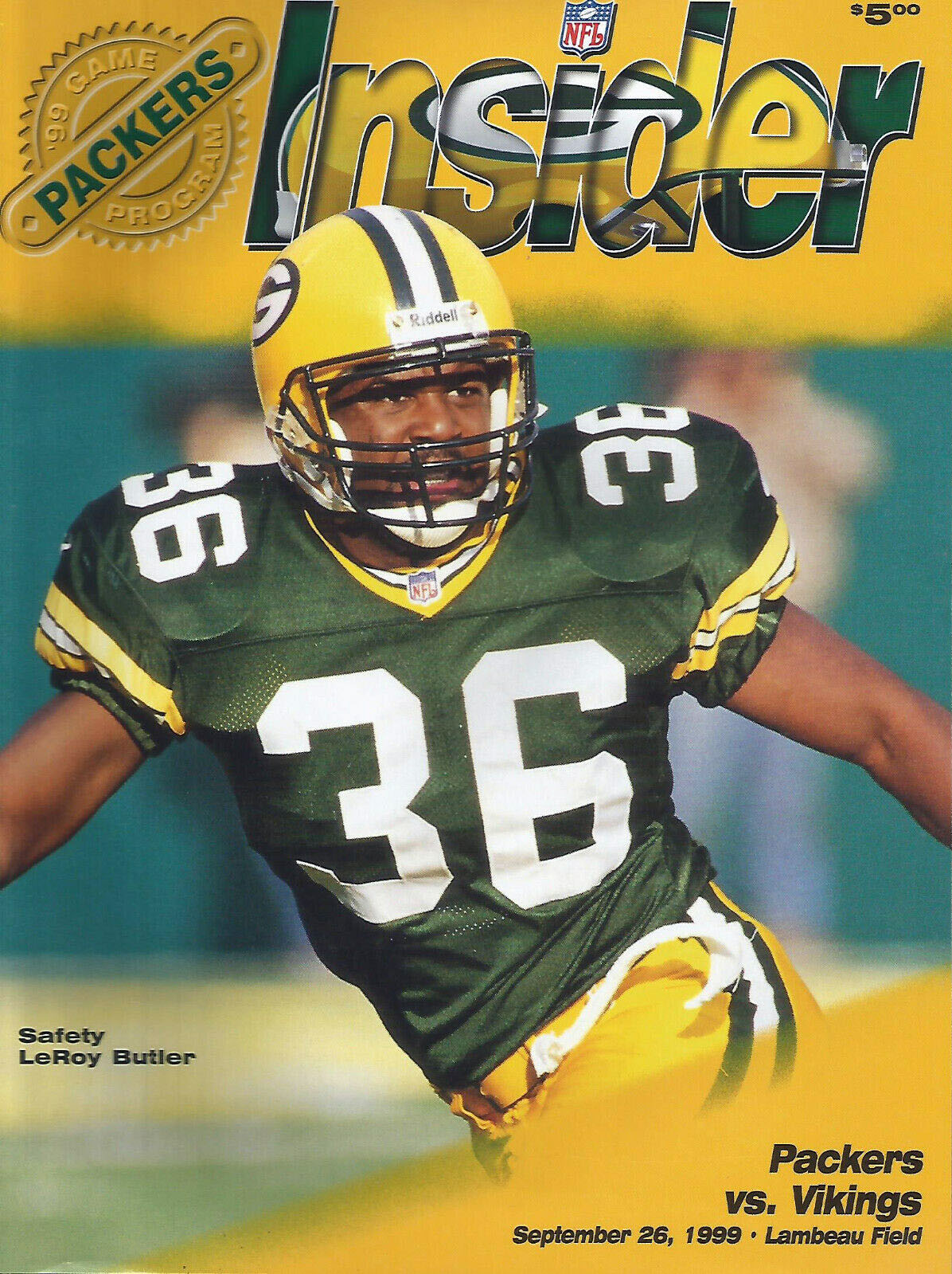 Green Bay Packers vs. Minnesota Vikings (September 26, 1999)