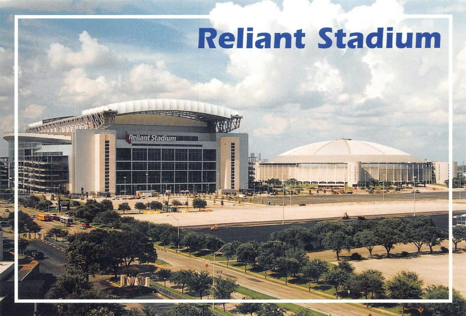 Stadium Postcards 3 Reliant Stadium SportsPaper.info The Blog