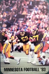 Minnesota Golden Gophers Football schedule '83