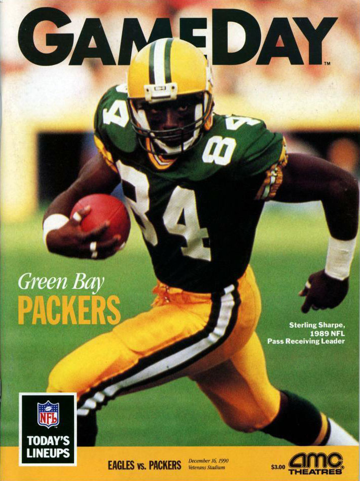1990 Green Bay Packers program