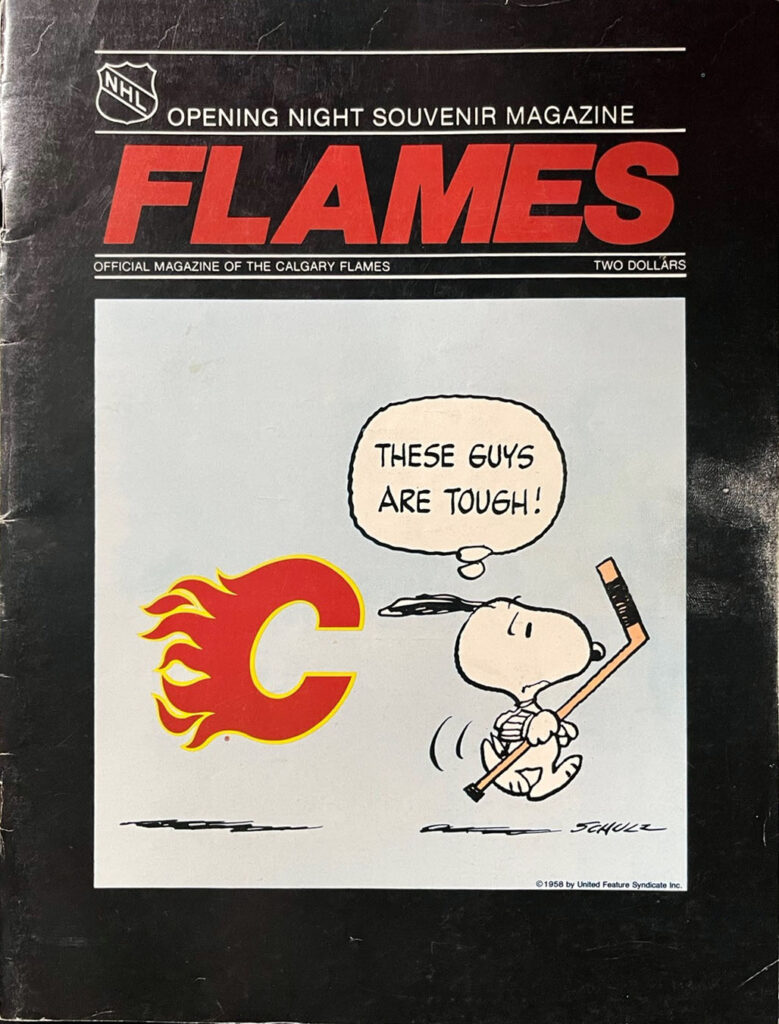 1980-81 Calgary Flames program