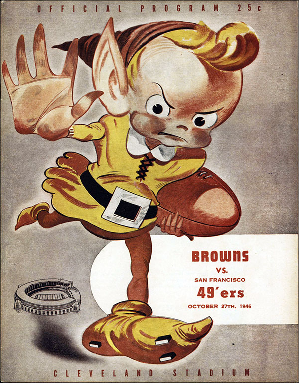 AAFC Program: Cleveland Browns vs. San Francisco 49ers (October 27, 1946)