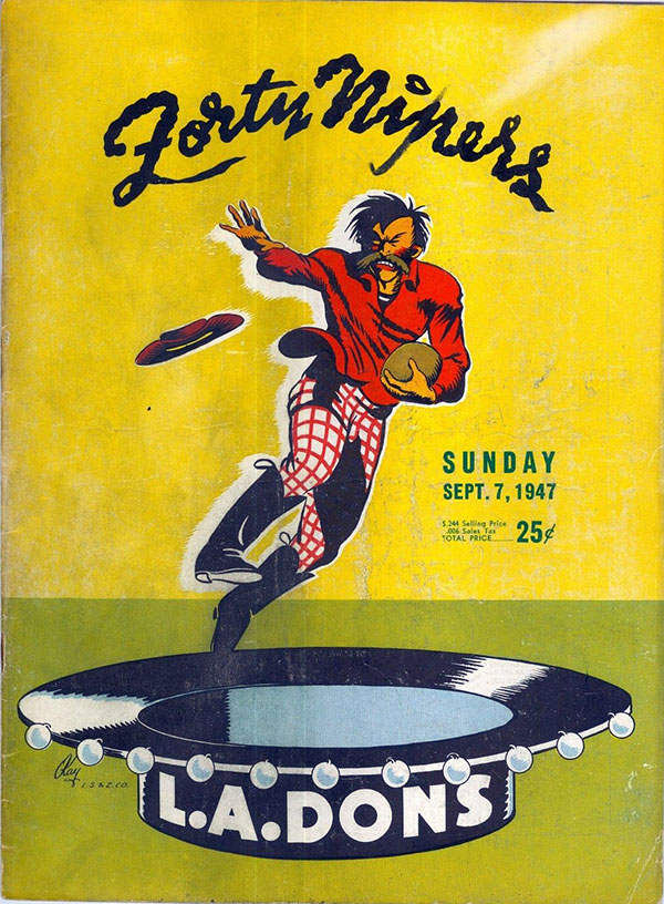 AAFC Program: San Francisco 49ers vs. Los Angeles Dons (September 7