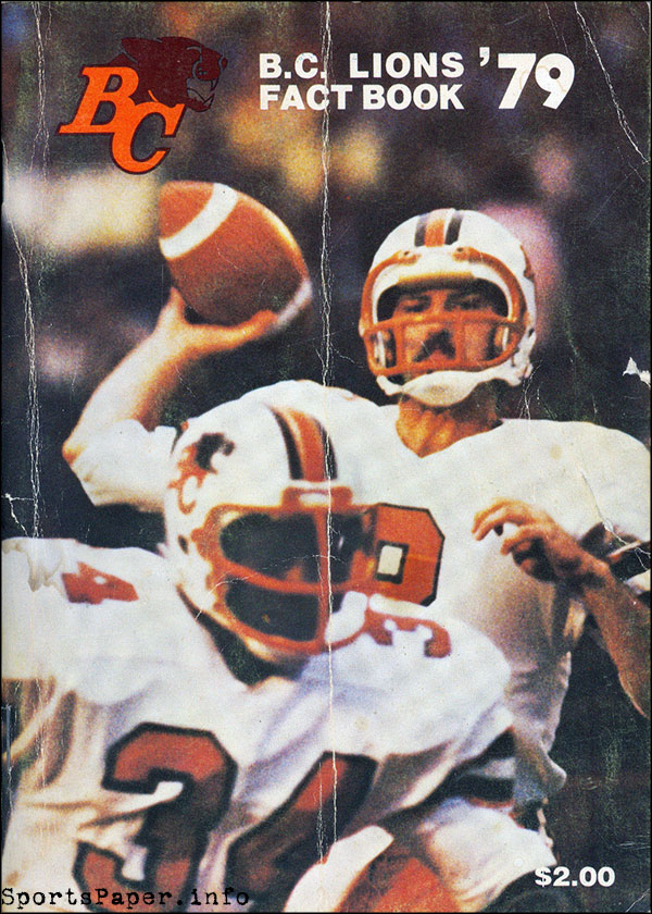 CFL Media Guide: BC Lions (1979)