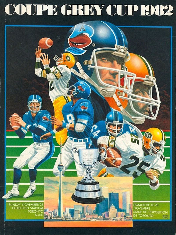 CFL Program: Toronto Argonauts vs. Edmonton Eskimos (November 28, 1982)