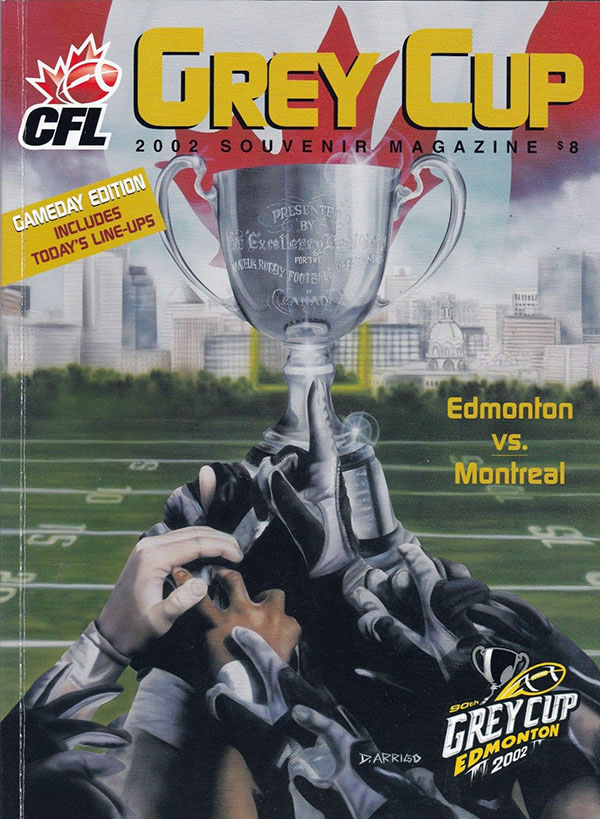 CFL Program: Montreal Alouettes vs. Edmonton Eskimos (November 28, 2002)