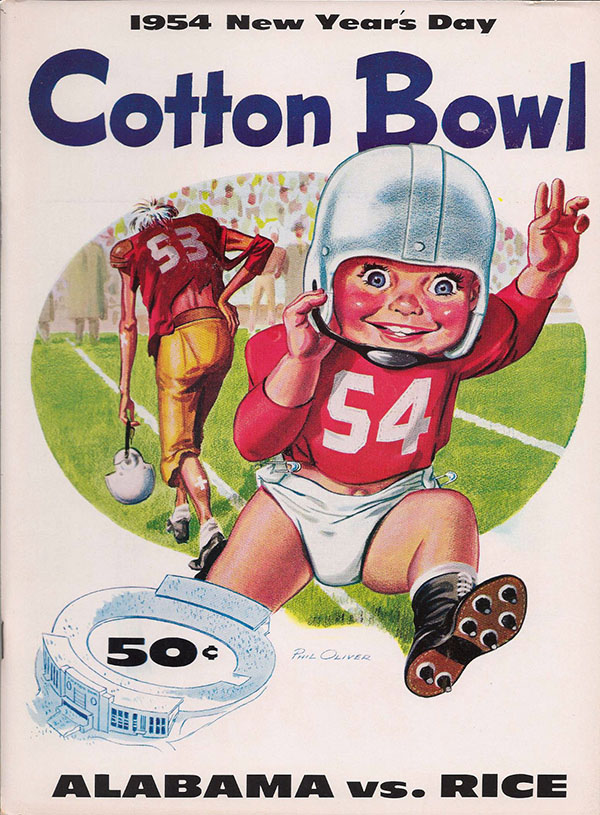 NCAA Bowl Game Program: 1954 Cotton Bowl