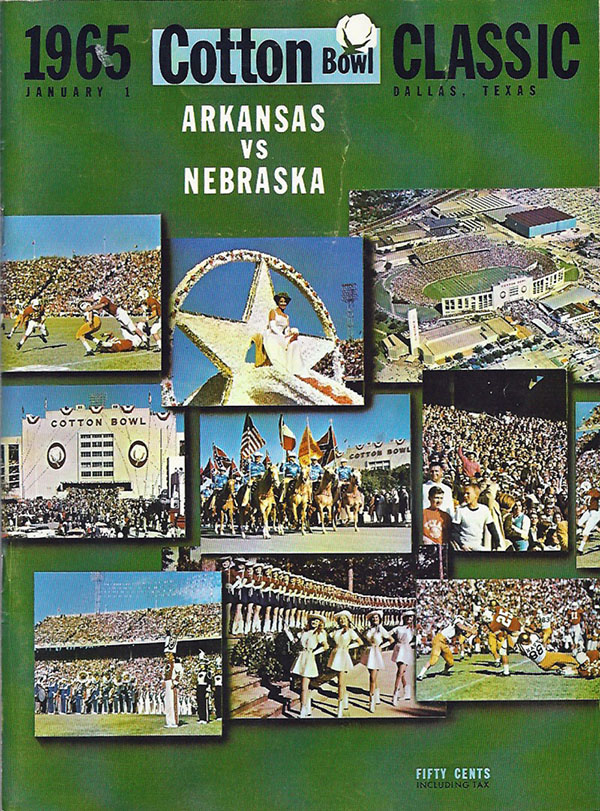 NCAA Bowl Game Program: 1965 Cotton Bowl