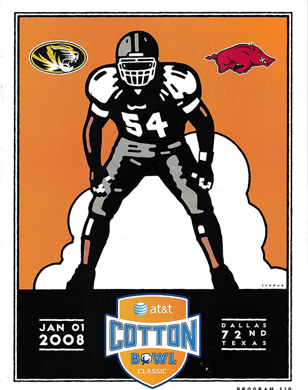 NCAA Bowl Game Program: 2008 Cotton Bowl