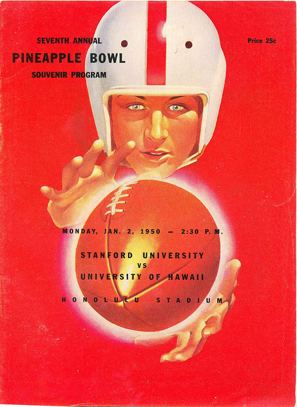 NCAA Bowl Game Program: 1950 Pineapple Bowl