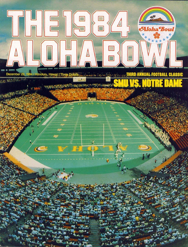 NCAA Bowl Game Program: 1984 Aloha Bowl
