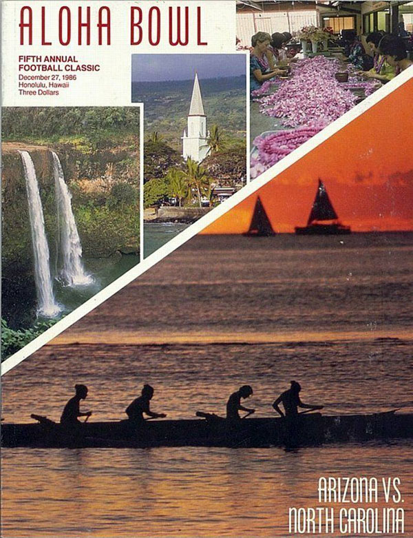 NCAA Bowl Game Program: 1986 Aloha Bowl