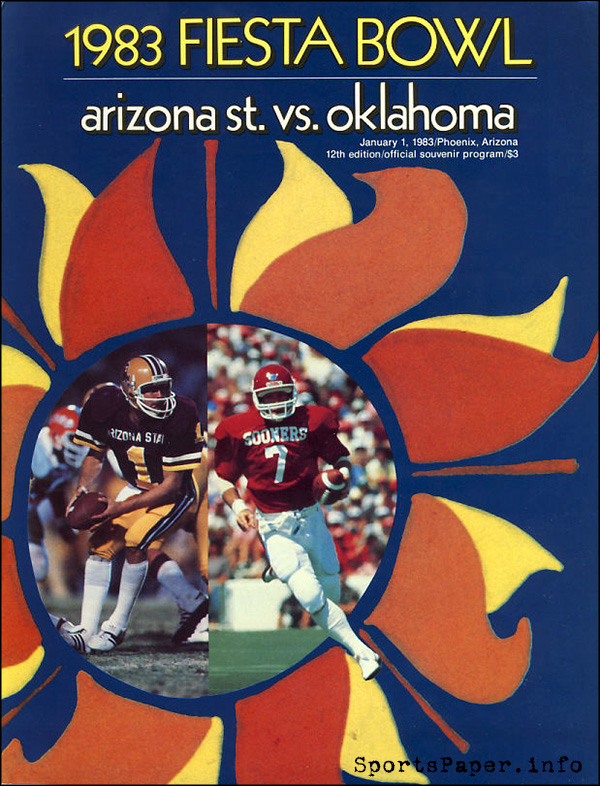 NCAA Bowl Game Program: 1983 Fiesta Bowl