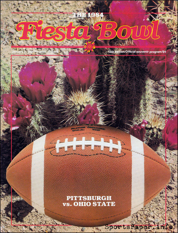 NCAA Bowl Game Program: 1984 Fiesta Bowl