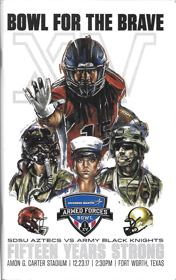 NCAA Bowl Game Program: 2017 Armed Forces Bowl