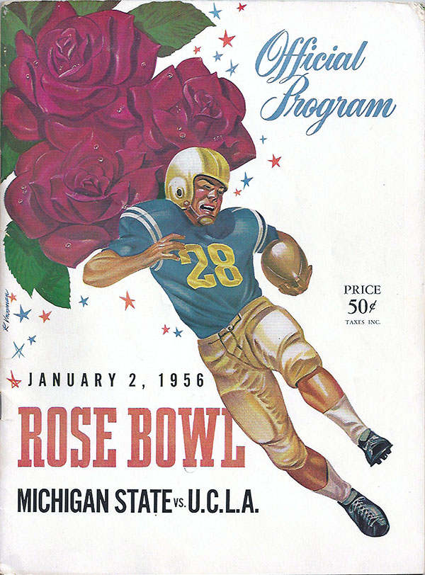 NCAA Bowl Game Program: 1956 Rose Bowl