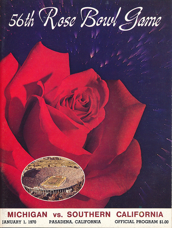 NCAA Bowl Game Program: 1970 Rose Bowl