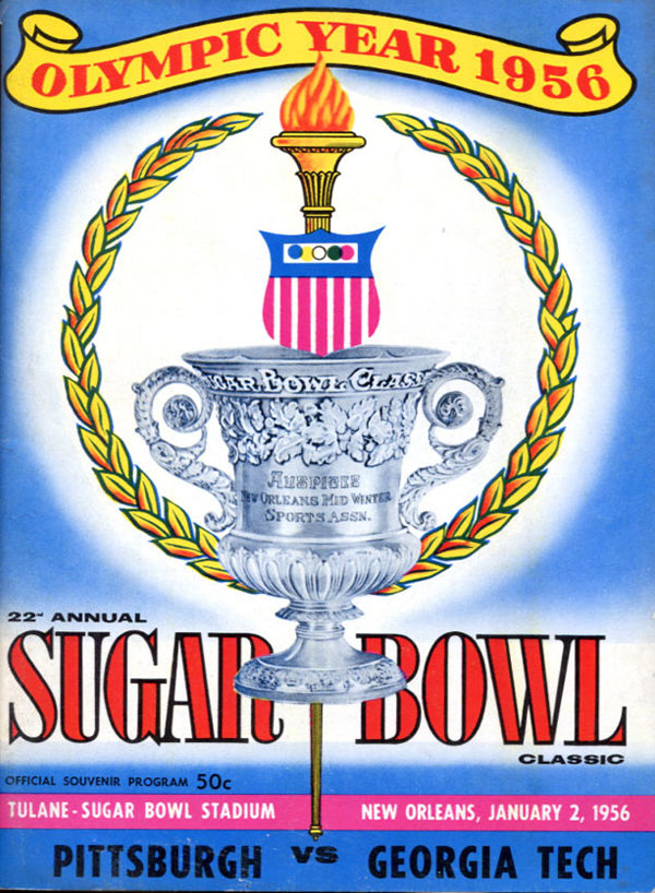 NCAA Bowl Game Program: 1956 Sugar Bowl