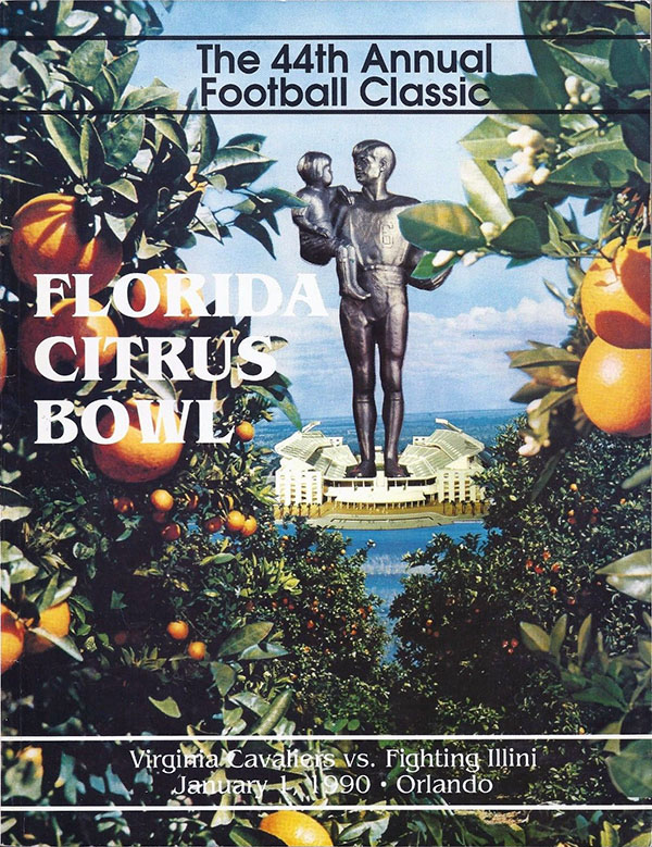 NCAA Bowl Game Program: 1990 Citrus Bowl