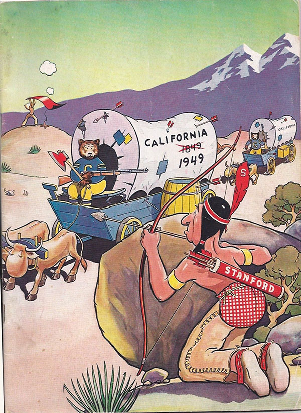 College Football Program: Stanford Indians vs. California Golden Bears (November 19, 1949)