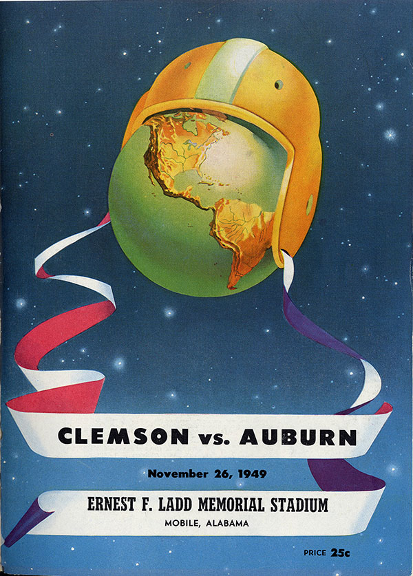College Football Program: Auburn Tigers vs. Clemson Tigers (November 26, 1949)