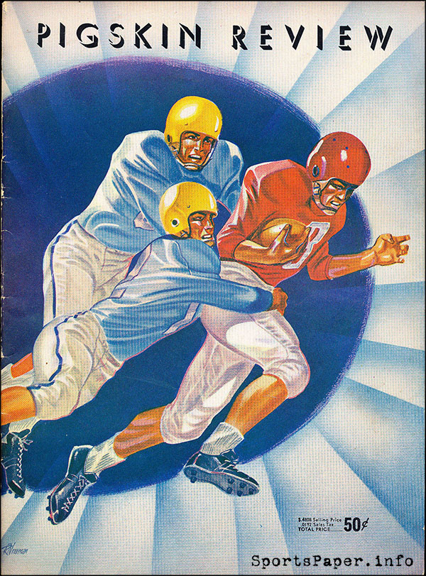 College Football Program: USC Trojans vs. UCLA Bruins (November 19, 1955)