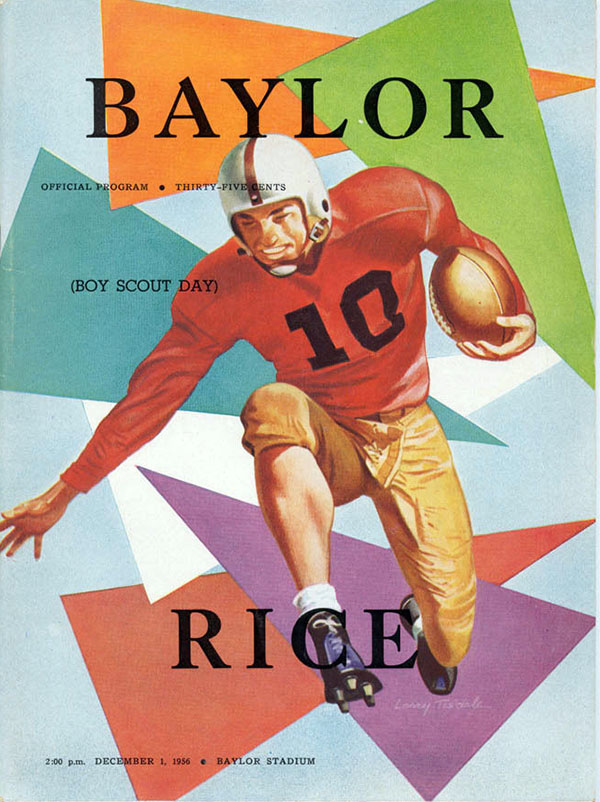 College Football Program: Baylor Bears vs. Rice Owls (December 1, 1956)