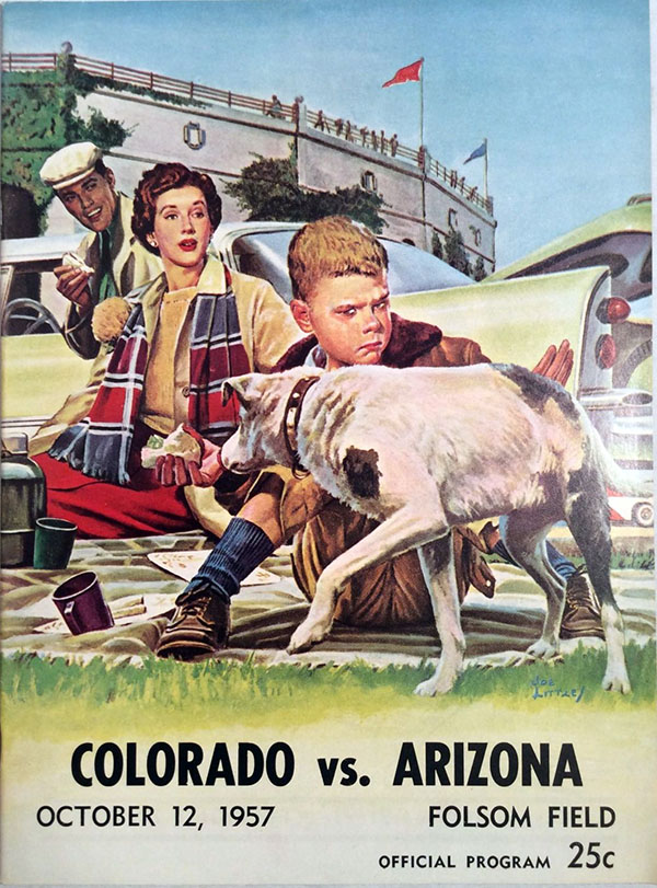 College Football Program: Colorado Buffaloes vs. Arizona Wildcats (October 12, 1957)