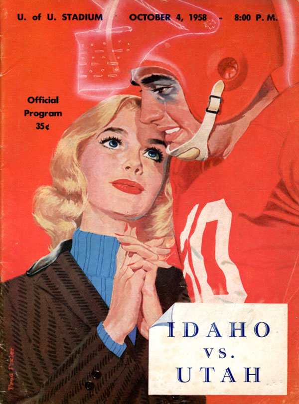 College Football Program: Utah Utes vs. Idaho Vandals (October 4, 1958)