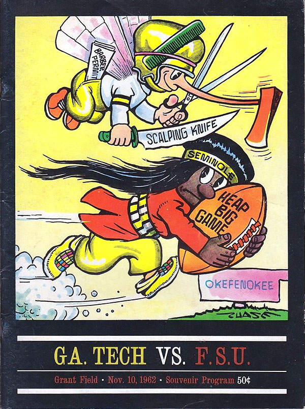 College Football Program: Georgia Tech Yellow Jackets vs. Florida State Seminoles (November 10, 1962)