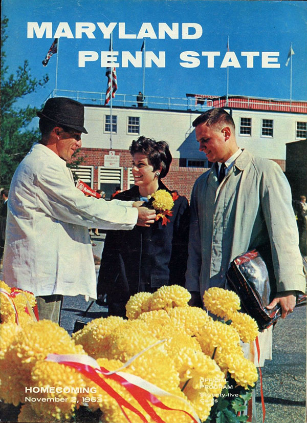 College Football Program: Maryland Terrapins vs. Penn State Nittany Lions (November 2, 1963)